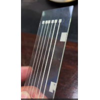 Transparent glass base PCB with siliver circuit